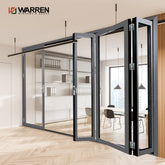 Warren German Standard Aluminium Bifold Accordion Door Soundproof Customized Bi-Folding Door
